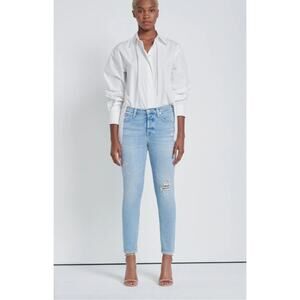 7 FOR ALL MANKIND Josefina Straight Leg Denim Jean 7U372720 // 30
